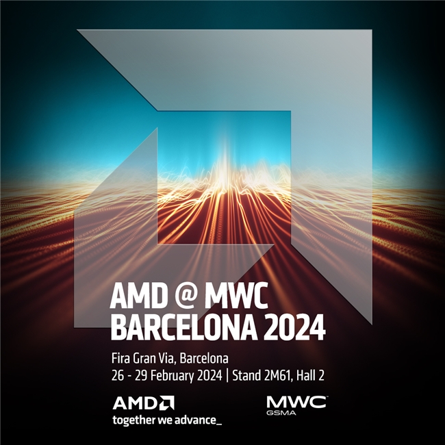 AMD չź̬ϵͳ MWC 2024 չʾ 5G  6GvRANOpen RAN Ƚ