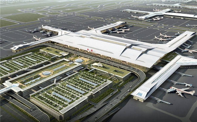 中建八局装饰公司西北分公司西安咸阳国际机场三期扩建工程精装修项目全面复工!