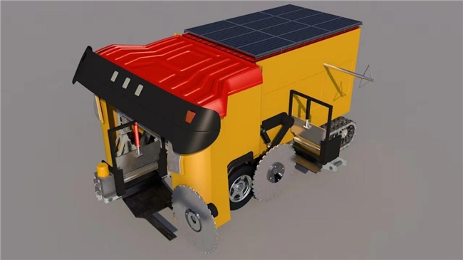 一优秀大学生团队成功研发沙漠智能植树车，助力碳中和