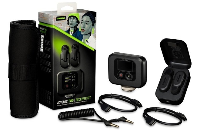 SHURE推出MOVEMIC：尺寸超小、音质更佳的双通道直连手机无线领夹式麦克风系统