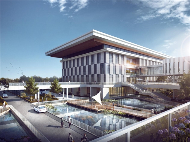 威九国际山东三院以优质医疗建筑设计诠释文化自信与建筑创新(图1)