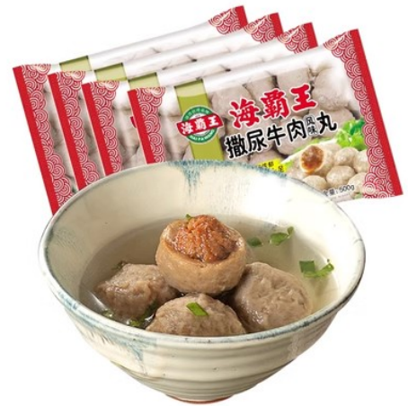 海霸王牛肉丸生菜汤,十分钟快手美味营养汤