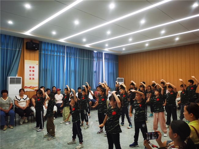 鹤壁市示范区古城街道浦江社区“国防少年 书香启智”夏令营活动圆满落幕