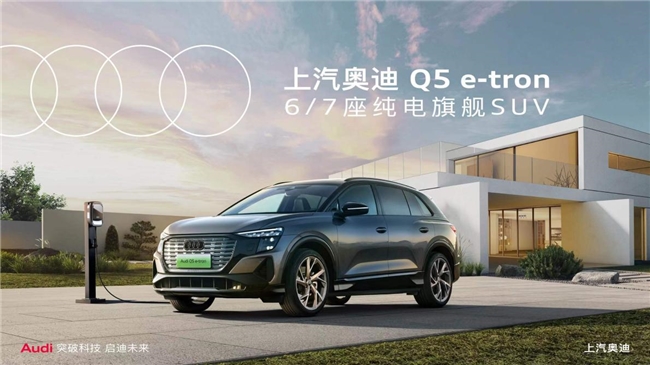 豪华品牌纯电旗舰6/7座SUV，选上汽奥迪Q5 e-tron