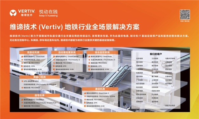 维谛技术（Vertiv）：什么样的UPS才能满足轨道交通场景的特殊需求？