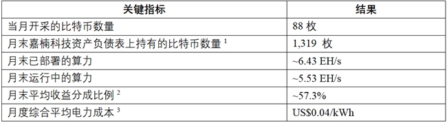 嘉楠科技公布2025年1月比特幣產(chǎn)量及挖礦業(yè)務(wù)進(jìn)展