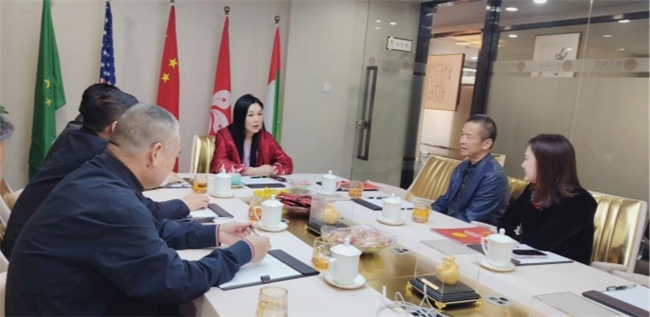 A股上市公司顺络电子联合创始人李宇 到访晴天集团与洪子晴女爵士交流合作