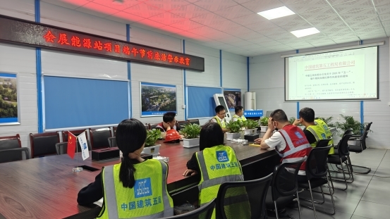 以传统文化为笔,绘就廉洁底色——中建五局三公司会展能源站项目端午“廉”味浓(图1)