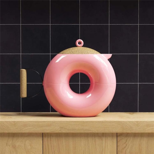 圆柱・圆锥・圆环，3组丝滑3D动画揭秘复古水壶的几何美学设计