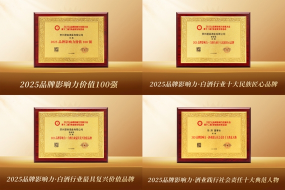民族品牌标杆的硬核答卷:碧春酒业揽获品牌影响力峰会四项重磅荣誉