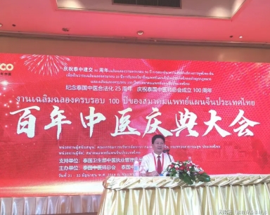 李乘伊院士曼谷论道 百年中医盛典擘画传承新篇