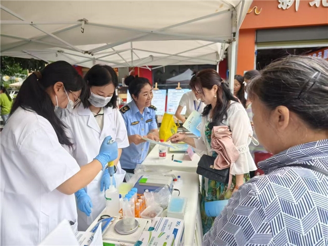 肖家河街道办事处开展“你点我检、服务惠民生”活动(图2)