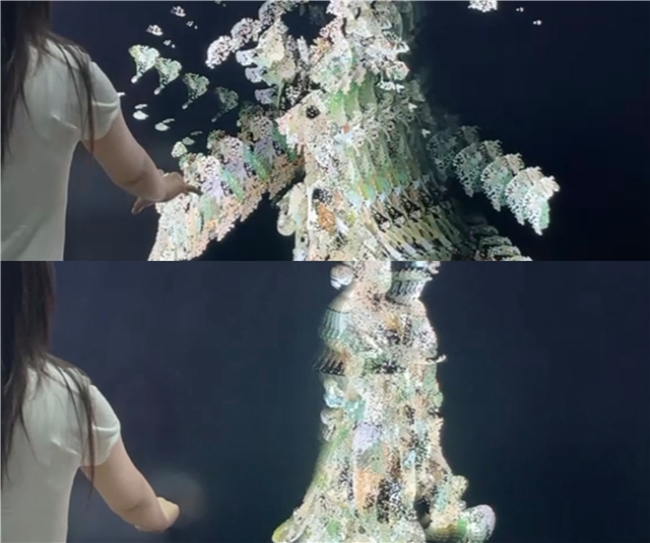 光影唤醒千年舞:龟兹壁影项目目让龟兹乐舞