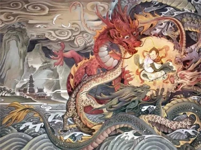 青年艺术家莲羊，以融合之笔，铸东方神龙新象