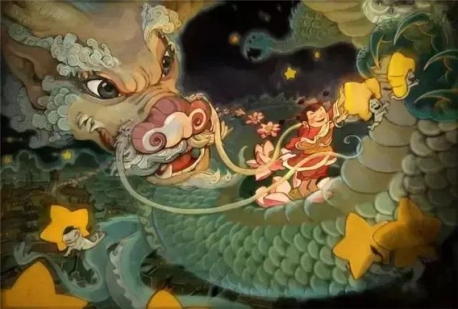 青年艺术家莲羊，以融合之笔，铸东方神龙新象