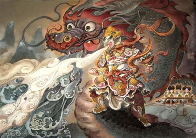 青年艺术家莲羊，以融合之笔，铸东方神龙新象