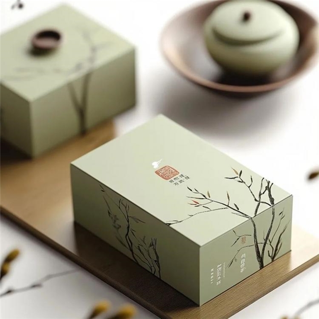简约中国风包装盒设计，传统元素与现代设计的美感交融