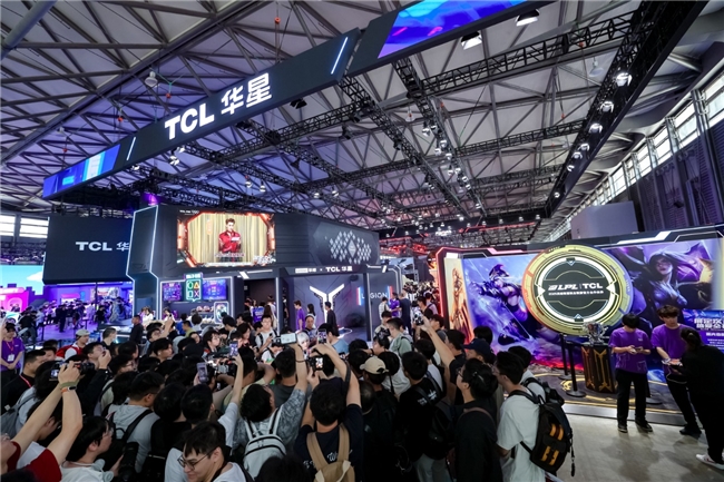 ChinaJoy2025 上，TCL 全场景电竞显示产品覆盖多尺寸，智慧终端服务玩家需
