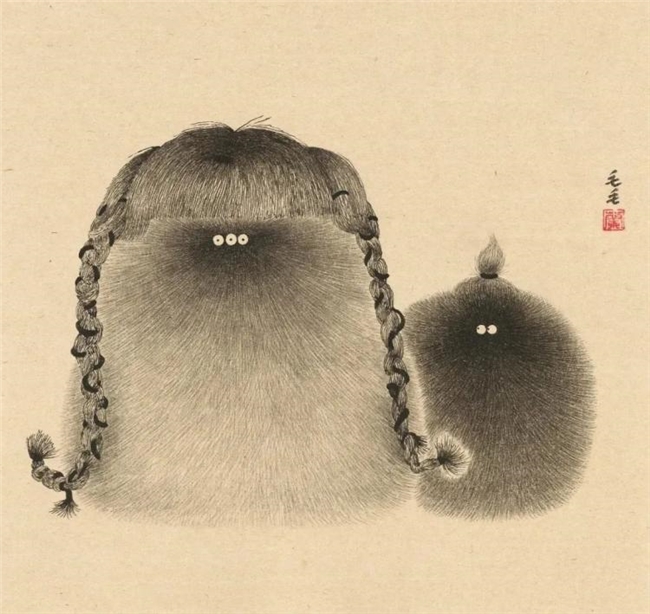 水墨生温，动物有灵，兰毛毛漫画里藏着的生命本真与小确幸