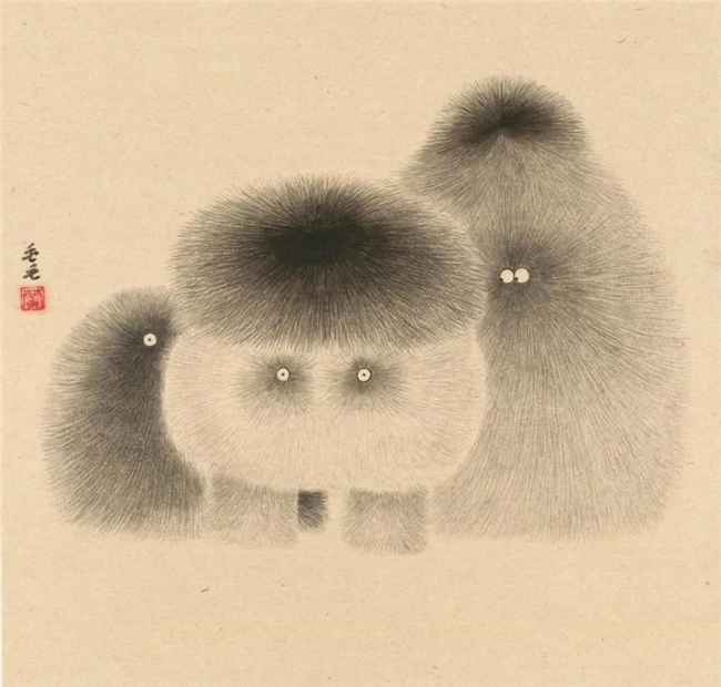 水墨生温，动物有灵，兰毛毛漫画里藏着的生命本真与小确幸