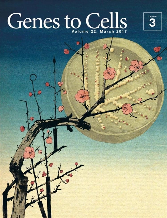 科学与浮世绘的奇妙碰撞，《Genes to Cells》封面设计赏析