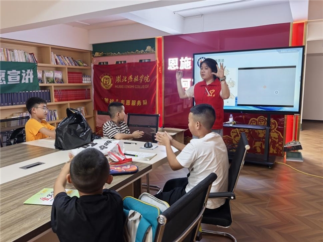 三下乡走进何功伟村，洗手卫生护健康