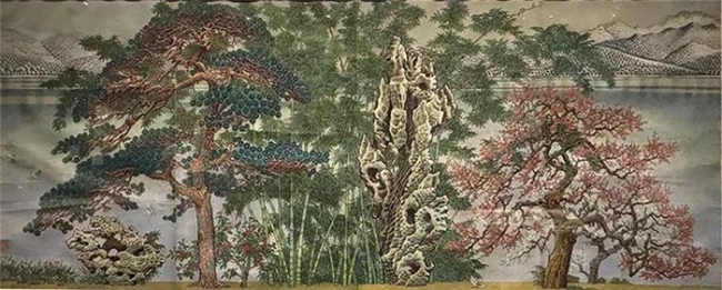 从《森林之歌》到《玉兰花开》，祝大年重彩艺术里的自然生命力