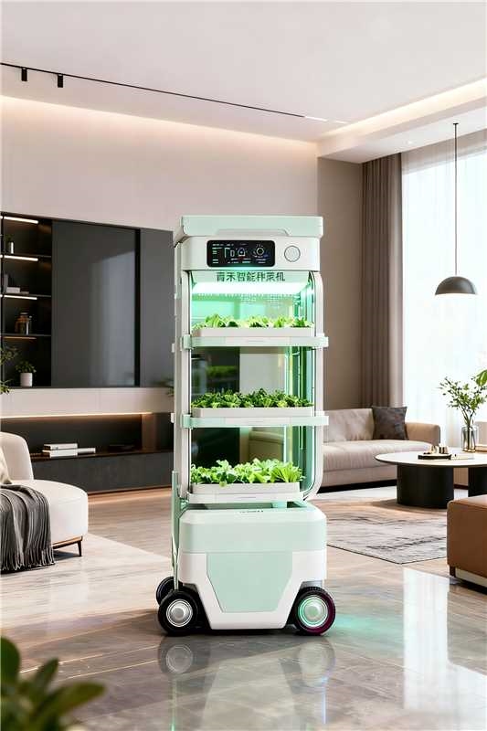 "青禾"智能种菜机惊艳亮相，开启健康生活新范式
