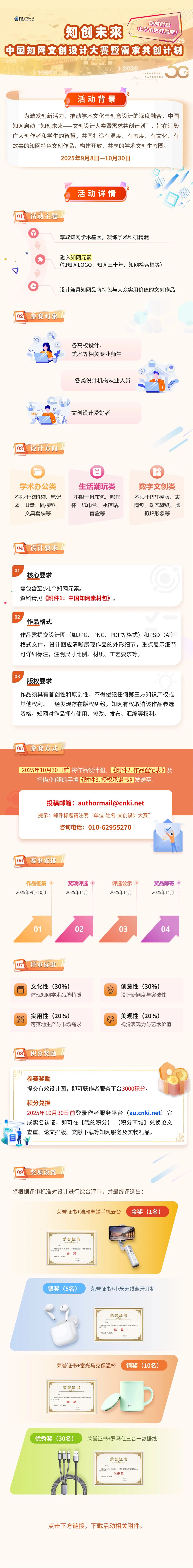 2025“知创未来” 中国知网文创设计大赛征稿启动：萃取学术基因，打造有温度的特色文创