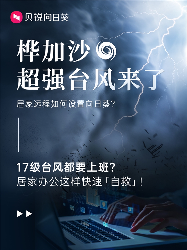 桦加沙来了，17级台风都要上班？打工者怎样远程控制公司电脑？