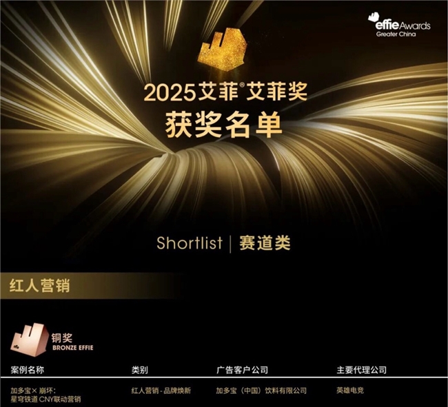 加多宝渗透年轻人文化场景，跨界营销获双重认可