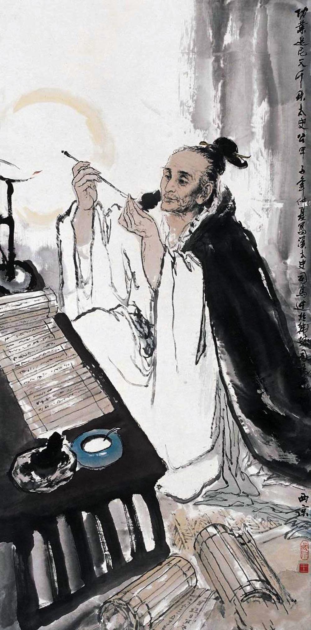 《司马迁》 149cm×68cm  1984.jpg