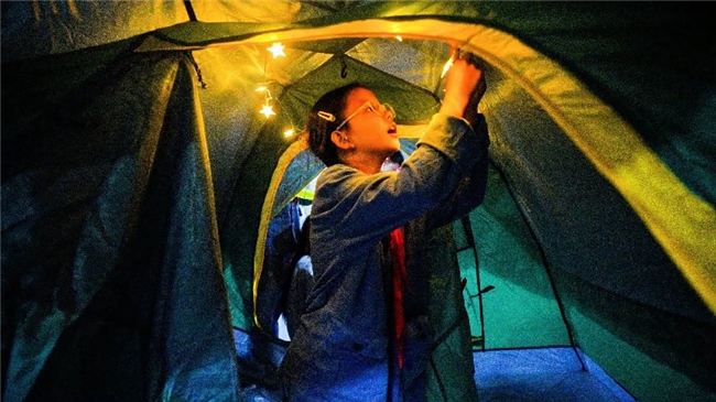 少年接力新长征，杭甬遂少先队主题大露营在洞桥营地举行